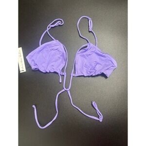 Monica Hansen Beachwear NWT Bikini Top Purple Size Small